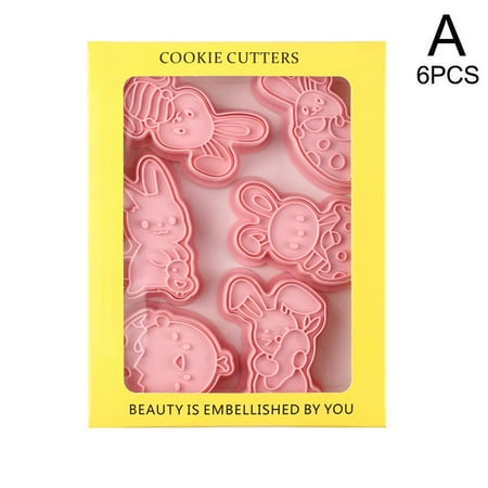 

6/8/9x Easter Rabbit Egg Biscuit Cookie Cutter Cake Mould Pastry Plunger Z9R9