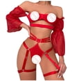 thumbnail image 4 of uublik Lingerie Set for Women Sexy Naughty Bodysuit Babydoll Lace Sexy Naughty Plus Size, 4 of 5