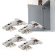 thumbnail image 3 of Bisagras de Cierre Suave, Con Búfer de Amortiguación Propiedades Mecánnicas Mecánnicas Bisagras de Acero Inscordado, Para Sala de Estar de Cocina, 3 of 7