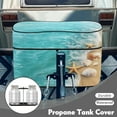 thumbnail image 3 of Yuyamidu Starfish Shell Propane Tank Cover Fits 20LB Dual Propane Tank Cover Table, Weather Resistant Sun Protection RV Trailer Travel Camper Accessories, 3 of 8