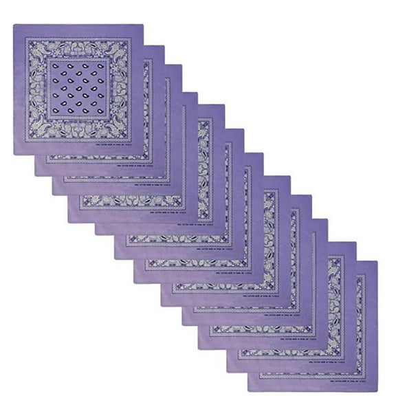 12PC Bandanas For Men And Women Fashion Bandana Soft And Durable Bandana