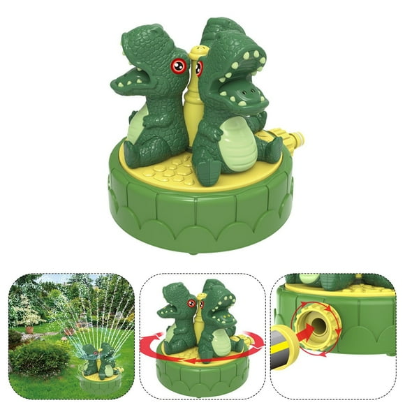 WIFKLSIIPG Toy Box for Boys Outdoor Water Sprinkler for Kids KKUYT Cute Dinosaur Sprinkler Toy with Nozzle Fun Summer Water Play Toys for Boys Girls 3 8 Years Old Kids Sprinklers Splashing Water Toy