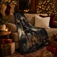 thumbnail image 3 of Rottweiler Dogs Mountain Collage Art, Festive Pet Portrait Pattern, Warm Flannel Blanket for Cabin and Lodge with Detailed Artwork, Dog Lovers autumn celebration Gift, Pet Lover Home Decor, 3 of 9