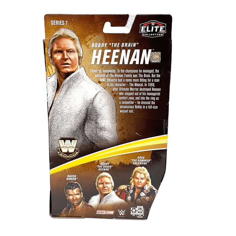 WWE Elite Collection Series 7 True FX Bobby The Brain Heenan
