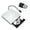 White lampshade, variant on External USB3.0 DVD RW CD Writer Slim Optical Drive Burner Reader Player Tray Type Portable For PC Laptop ,Multi-Transmission