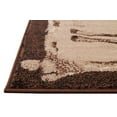 thumbnail image 6 of Lodge, Cabin Nature and Animals Area Rug - Nature Pattern Cabin Area Rug - Abstract, Chocolate/Beige/Green-Bear/Lodge, 6 of 8