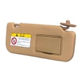 thumbnail image 3 of Parasol para coche con espejo, repuesto práctico para Toyota Yaris L Vios Lado del pasajero color beige, 3 of 8