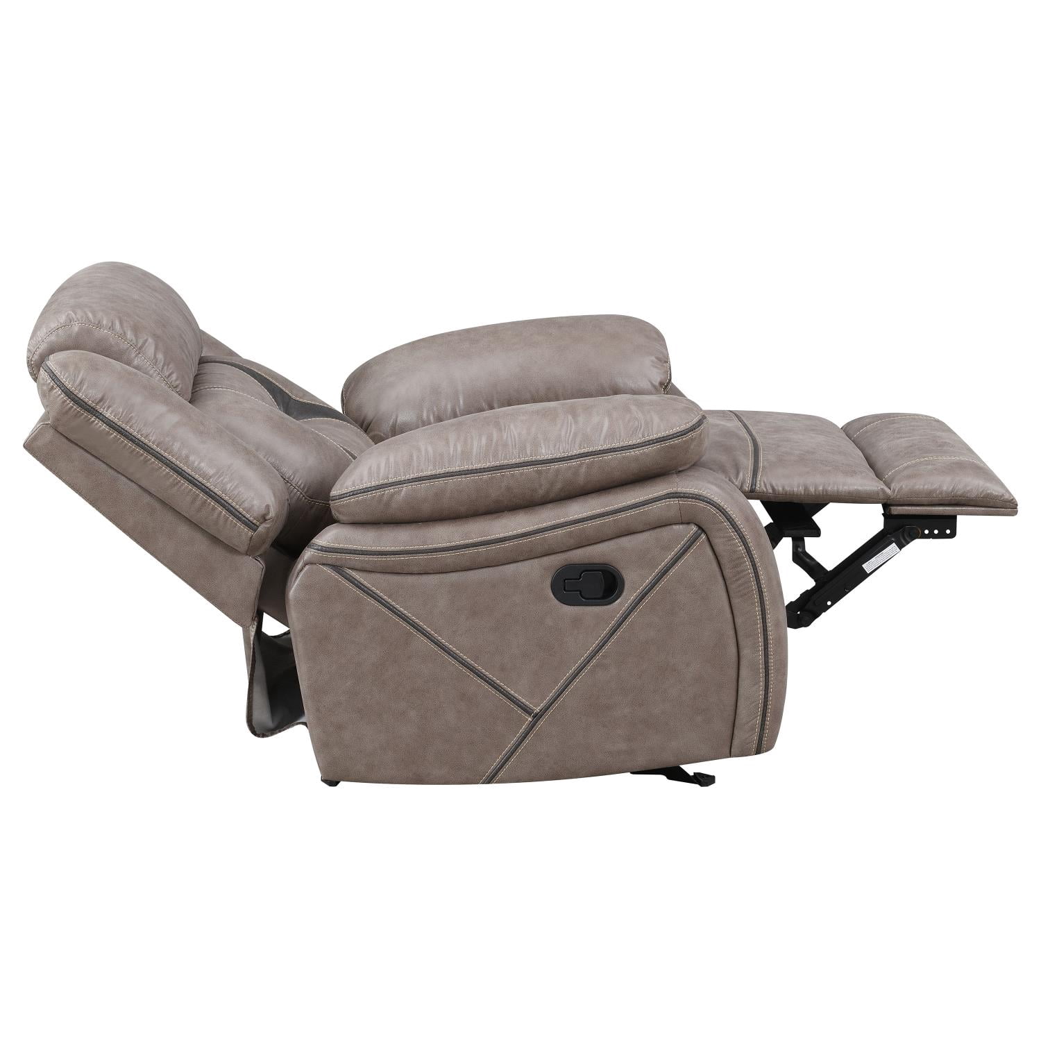 Steve Silver Tyson Glider Recliner, Taupe