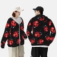 thumbnail image 4 of Kdxio Beautiful Red Ladybug Print Women Men Sun Protection UPF 50+ Jackets Zip Up Long Sleeve Hoodie Hiking Lightweight with Pockets, 4 of 7