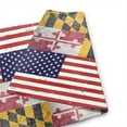thumbnail image 4 of Garden Flag Grunge America Maryland Flag Double Sided Small Yard Holiday Garden Flag for Outside Decor 12.5x18 Inch Fillet, 4 of 7