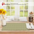 thumbnail image 5 of Howarmer Placemats, Washable Woven Vinyl Placemats, Heat-Resistant Placemats Stain Resistant Non-Slip PVC Table Mats, Dining Table Placemats for Christmas,Set of 4 ( 12x18 Inch, Green ), 5 of 7