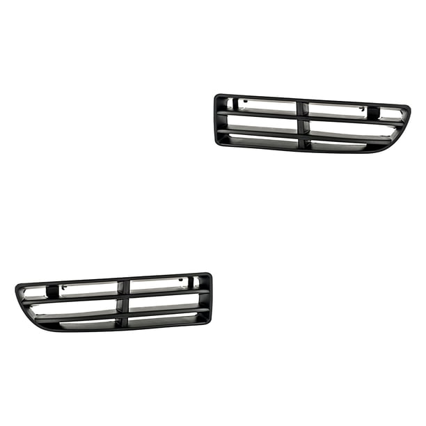 Par de Rejillas De Defensa TONG YANG para Volkswagen Jetta 1999 A 2007 Delantero Con Hoyo P/Faro
