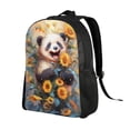 thumbnail image 2 of Fotbe Elegant Cute Panda Sunflower Mochila de Viaje para Laptop, Mochila Ejecutiva Delgada y Resistente 15.6", 2 of 8