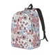thumbnail image 1 of Balery Abstract Floral Mochila Clásica Impresa Básica para Viaje, Mochila Escolar Resistente al Agua, Mochila de Lona con Correas Ajustables-Medium, 1 of 5