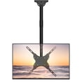 thumbnail image 1 of WALI Soporte ajustable para montaje en techo de TV, se adapta a la mayoría de pantallas planas LED, LCD, OLED y plasma de 26 a 65 pulgadas, hasta 110 libras, orificios de montaje de 400 x 400 mm (CM26, 1 of 5