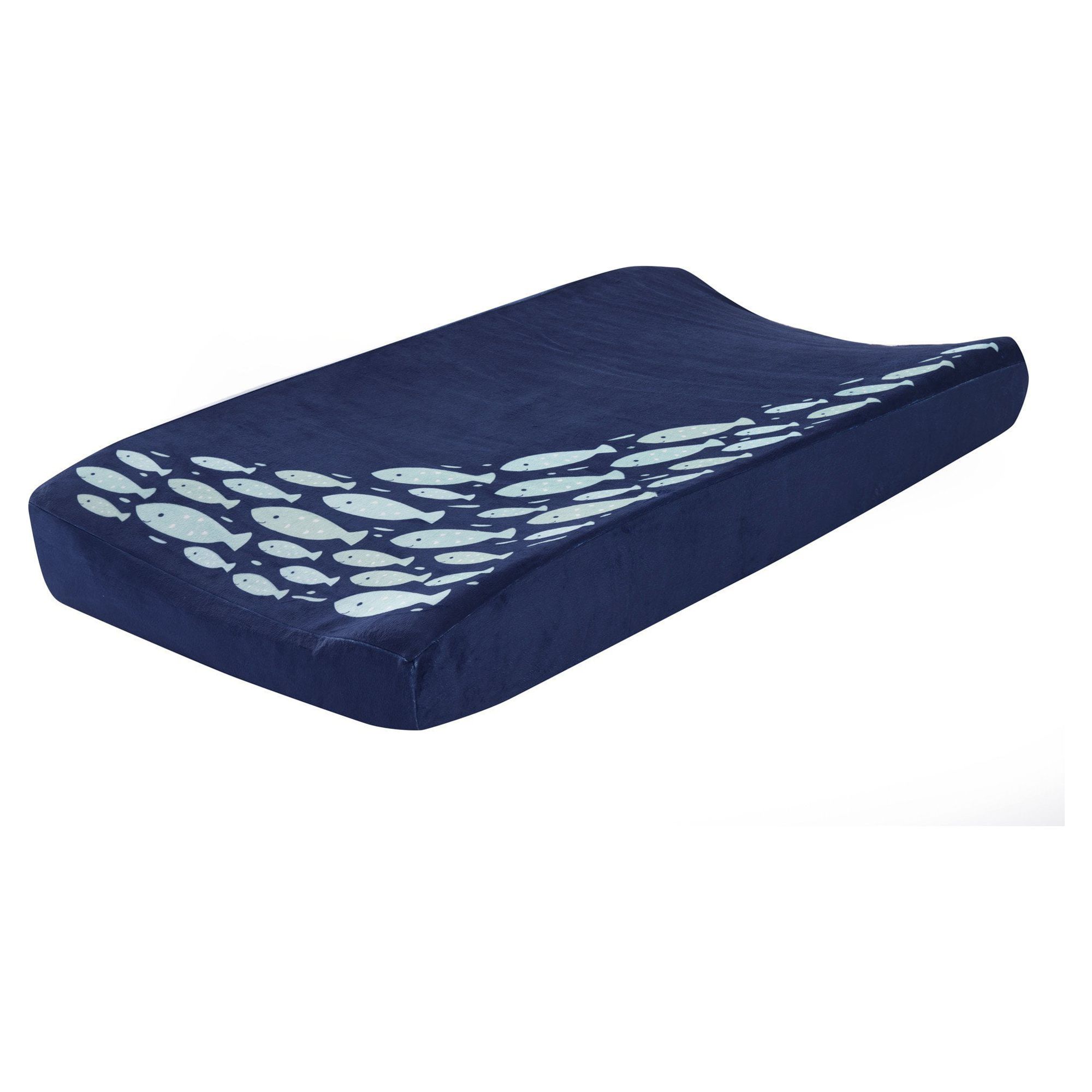 Lambs & Ivy Oceania 6-Piece Crib Bedding Set - Blue, Gray, White, Aquatic