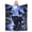 50x40, variant on Black Panther Moonlight Blanket, Mystic Fantasy Forest Throw, Blue Glow Eyes Fleece Blanket for Halloween Gothic Home Decor Gift 50x40
