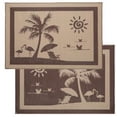 thumbnail image 4 of Ming's Mark BP8117 Brown & Beige 8' x 11' Beach Paradise Mat, 4 of 6