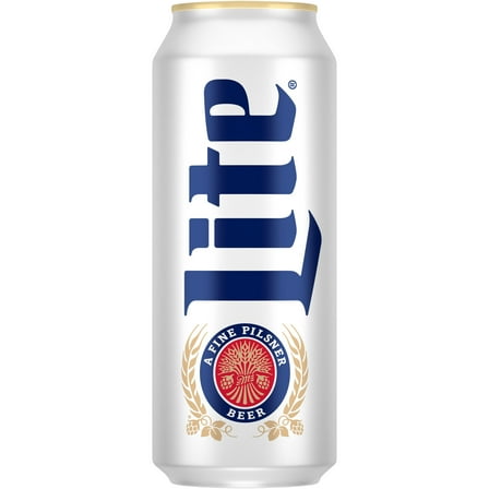 Miller Lite American Light Lager Beer, 24 fl oz Aluminum Can, 4.2% ABV