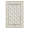 thumbnail image 4 of MeyJey 4'x6' Boho Floral Area Rug, Machine Washable Vintage Throw Rug, Non-Slip Stain Resistant Oriental Traditional Carpet for Living Room Bedroom Dining Room Office, Beige/Gray, 4 of 15