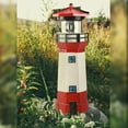 Apmemiss Patio Decor Clearance Lighthouse Solar LED Light Outdoor Yard
