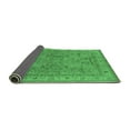 thumbnail image 2 of Ahgly Company Indoor Rectangle Oriental Emerald Green Industrial Area Rugs, 2' x 3', 2 of 4
