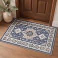 thumbnail image 5 of GENIMO 2'x6' Runner Rug, Machine Washable Non Slip Low Pile Hallway Runner Rug for Kitchen Laundry Room, Persian Diamond, AZURE, 5 of 5