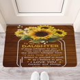 thumbnail image 2 of Sunflower Wood Colored Flowers (5) Door Mat 30 X 17 Inch Welcome Doormat Indoor Outdoor Entrance Floor Mat Non Slip Spring Summer Decor Rubber Mats, 2 of 6