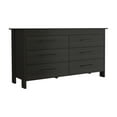 thumbnail image 6 of Miekor Furniture 6 Drawer Double Dresser Wezz, Bedroom, Black W4US0143, 6 of 7