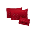 thumbnail image 4 of Sábanas Matrimoniales Microfibra Estampado Xtellar Rojo, 4 of 4
