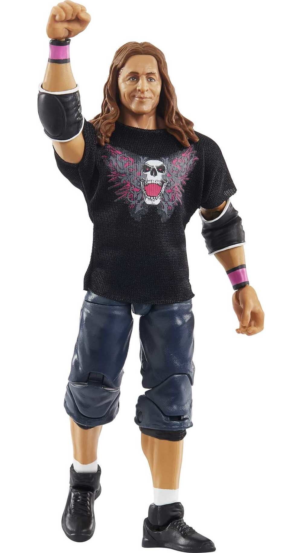 WWE Bret “Hit Man” Hart WrestleMania Elite Collection Action Figure with shirt