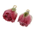 thumbnail image 4 of jifeng 1 Pair Of Flower Earring Pendants Set Of Chain Pendants DIY Jewelry Pendants For red, 4 of 9