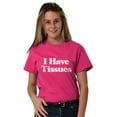 thumbnail image 4 of Funny I Have Tissue Issues Joke Plus Size Crewneck Graphic Tee Shirt Brisco Brands 2X, 4 of 5