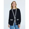 thumbnail image 2 of Free Assembly Women's and Women's Plus Cotton Grandpa Cardigan Sweater, Sizes XS-4X, 2 of 5
