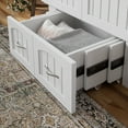 thumbnail image 6 of AFI Sydney Twin Murphy Bed Chest with Mattress, Storage & Built-in Charging, White, 6 of 21
