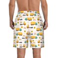 thumbnail image 3 of KLL Cars Men's Casual Summer Beach Shorts Hawaiian Shorts with Pockets-X-Large, 3 of 5