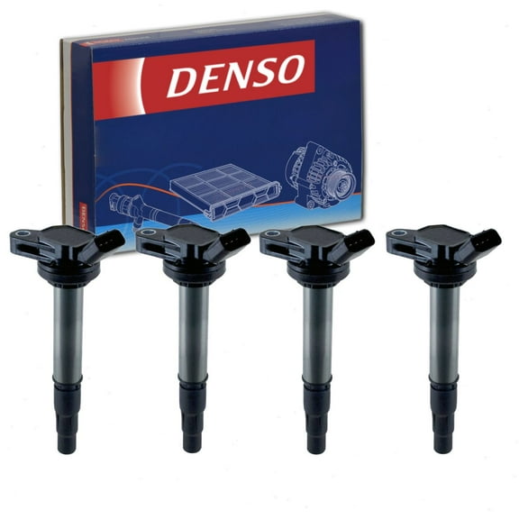 4 pc DENSO Direct Ignition Coils compatible with Toyota Matrix 1.8L L4 2009-2013