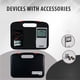 thumbnail image 3 of Estimulador muscular de electroterapia TENS EMS Combo Unit Quad Stim Plus, 3 of 7