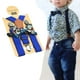 thumbnail image 5 of Conjunto de tirantes para niños con pajarita, tirantes elásticos, tirantes de esmoquin prácticos para niños Azul, 5 of 9