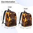 thumbnail image 3 of Yiaed Sunset Sunflower Cow Print Backpack, Premium Laptop Backpack, Travel Backpack for Women, Lightweight Backpacks, Comfortable Back Pack-Medium, 3 of 5