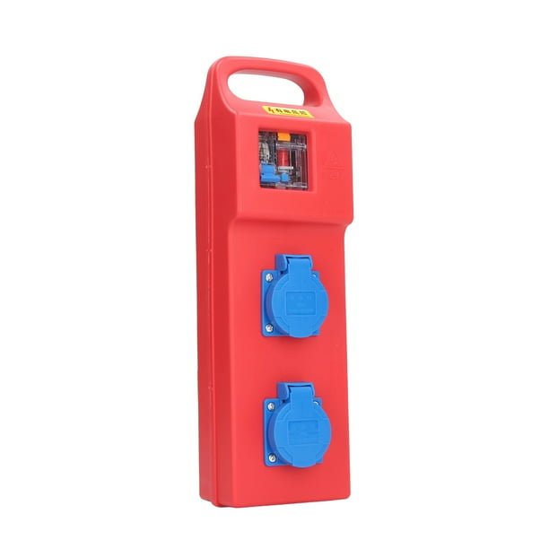 Power Socket Distributor Box,2 Position 3 Pin Position Power