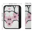 thumbnail image 3 of WYYP Pink Flower Car Seat Belt Cover Car Interior Decor Protect Neck and Shoulder 1Pcs, 3 of 5