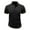Black, variant on DAETIROS Polo Shirt for Men,Casual Collared Solid Soft Short Sleeve Mens Summer Tees Dark Gray Size S
