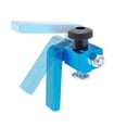 thumbnail image 2 of Fence Flip Stop POWERTEC de 3 pulgadas con rieles en T para carpintería, paquete de 2, 2 of 7