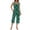 Green, variant on Bysome Fashion Pajamas Set For Women Sleepwear Soft Sleeveless Tank Top Capri Pants With Pocket Loungewear Sets Pajamas Sets Beige L