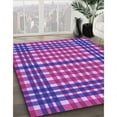 thumbnail image 3 of Ahgly Company Machine Washable Indoor Rectangle Transitional Purple Area Rugs, 7' x 9', 3 of 7
