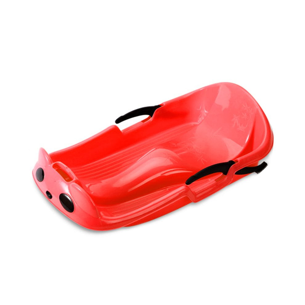 Wear-resistant Frost-resistant Thickened Sled Snowboard Grass Skiing Car Sliding Plate with Security Brake For Kids by
