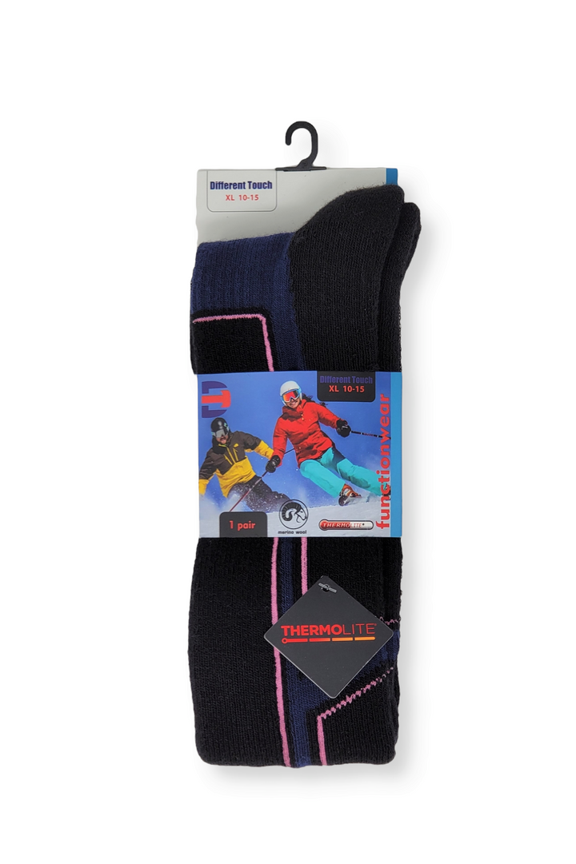 Unisex Skiing Hiking Camping High Performance Thermolite Wool Ski Socks