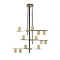 thumbnail image 3 of 12 Light Chandelier In Contemporary Style-25 Inches Tall And 44 Inches Wide Z-Lite 814-12Mb-Obr, 3 of 7