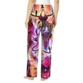 thumbnail image 3 of Bill Cipher Women's Pajama Pants Comfy Casual Loose Sleep Bottoms Pants Drawstring Wide Leg Long Lounge Pants, 3 of 8